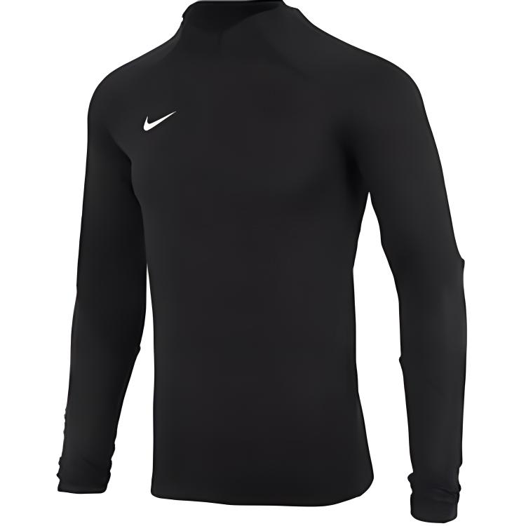 Nike Dri-FIT Strike Pullover Sweatshirt Retro Football Logo Black Tee DV9226-010