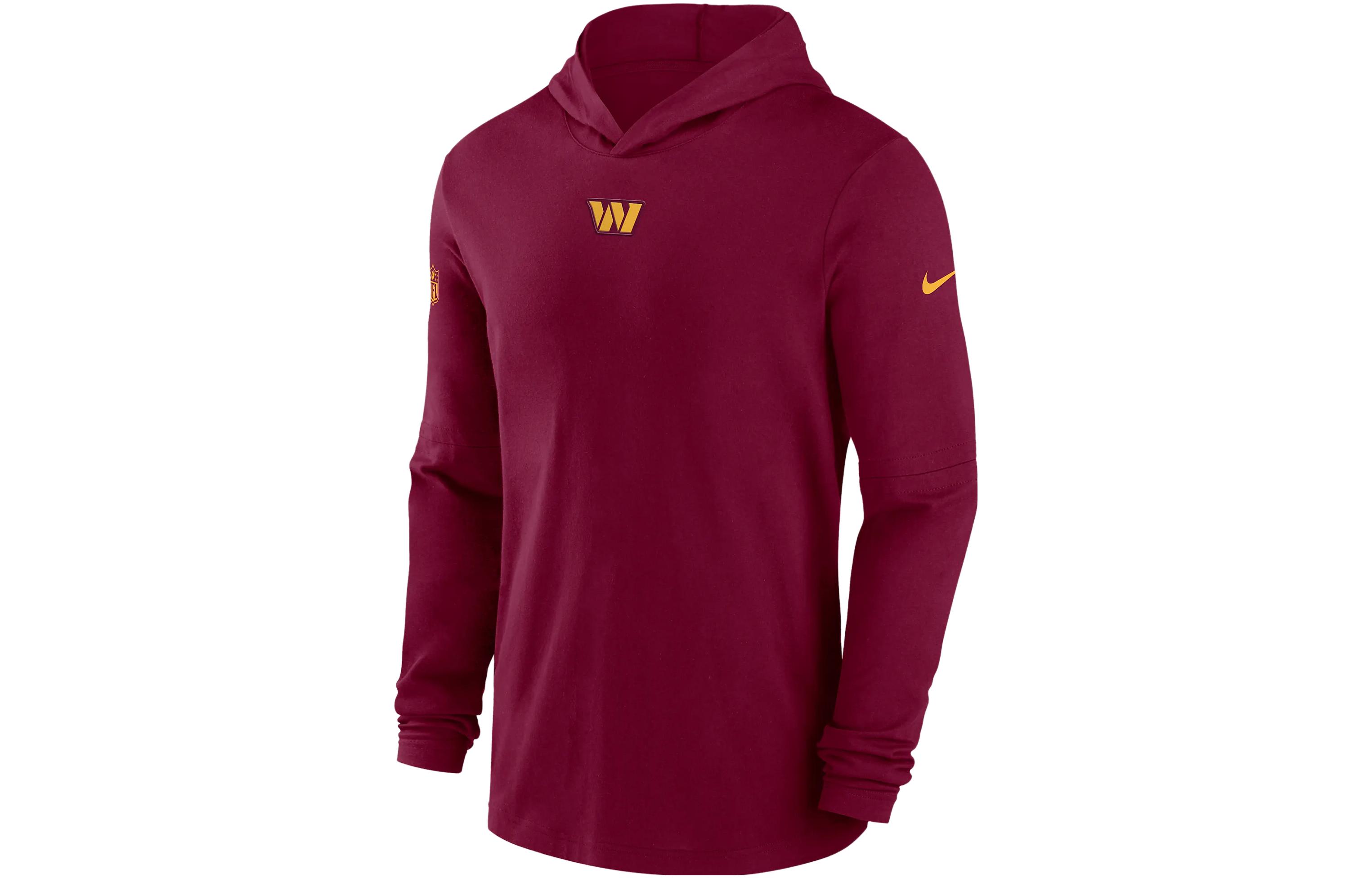 Nike Dri-Fit Washington Commanders Sideline Logo Hoodie Red Long Sleeve 00MQ67P9E-PKB