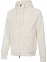 Nike Dri-Fit White Full-Zip Hoodie Jacket - Lightweight & Breathable FZ0968-110