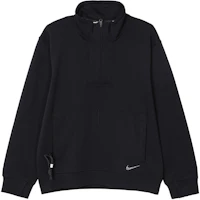 Nike Dri-Fit Yoga Restore Black Half-Zip Pullover Sweatshirt DQ6698-010 Nike Dri-Fit Yoga Restore Black Half-Zip Pullover Sweatshirt DQ6698-010
