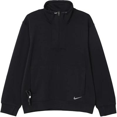 Nike Dri-Fit 瑜伽修復黑色半拉鍊套頭運動衫 DQ6698-010 Order Nike Dri-Fit 瑜伽修復黑色半拉鍊套頭運動衫 DQ6698-010
