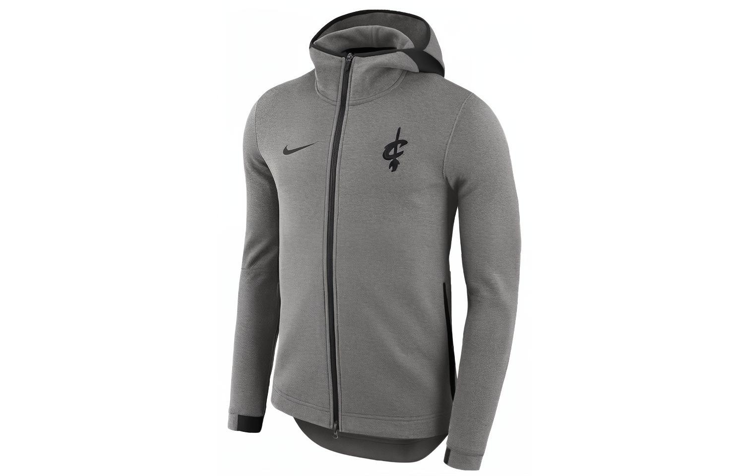 Buy Nike Dry Showtime NBA 克里夫蘭騎士灰色全拉鍊連帽外套 911108-021