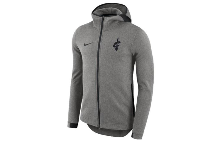 Order Nike Dry Showtime NBA 克里夫蘭騎士灰色全拉鍊連帽外套 911108-021