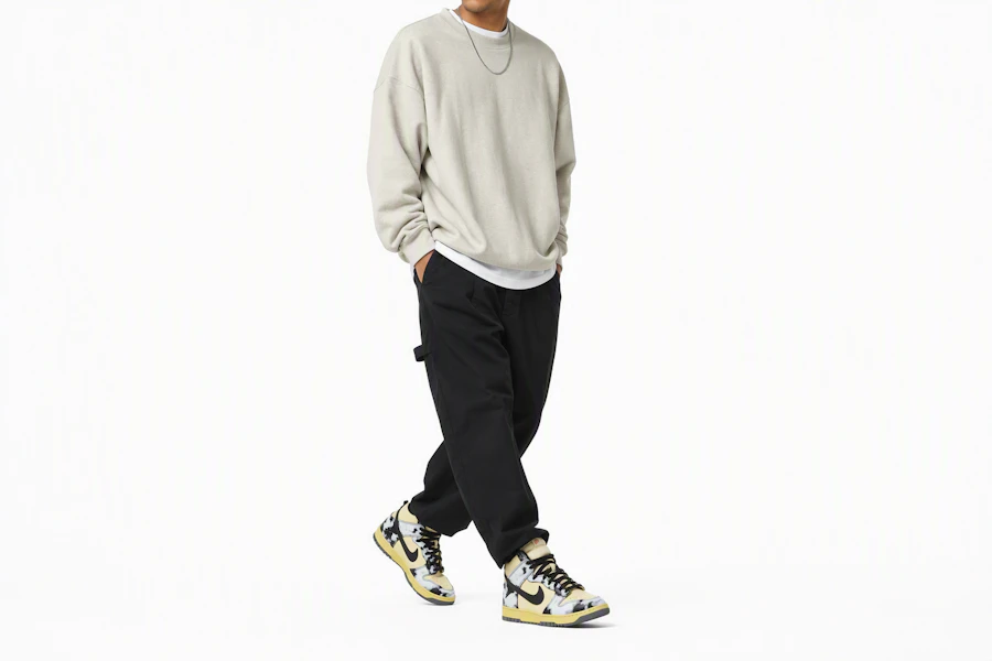 나이키 덩크 하이 85 "블랙 애시드 워시" DD9404-700 Order 나이키 덩크 하이 85 "블랙 애시드 워시" DD9404-700
