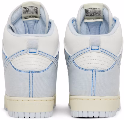 Nike Dunk High 1985 'Blue Denim' DQ8799-101 Details for Nike Dunk High 1985 'Blue Denim' DQ8799-101