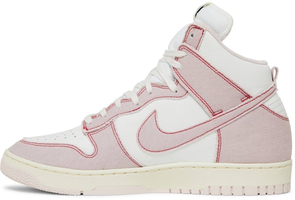 Nike Dunk High 1985 'Pink Denim' DQ8799-100 Lookbook Nike Dunk High 1985 'Pink Denim' DQ8799-100