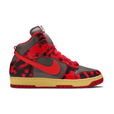 Nike Dunk High 1985 'Red Acid Wash'