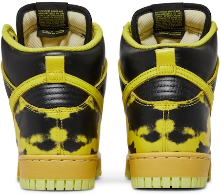 Nike Dunk High 1985 'Yellow Acid Wash' DD9404-001 Details for Nike Dunk High 1985 'Yellow Acid Wash' DD9404-001
