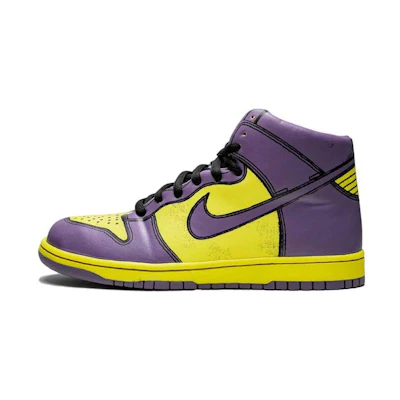 Nike Dunk High 1 Piece PRM 'Yellow Purple'