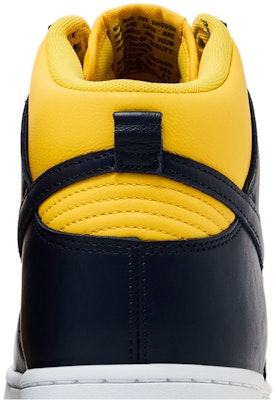 Nike Dunk High 2025 'Michigan' Lelaki/Kasut Wanita Terbaru HF3143-700 Sizing Nike Dunk High 2025 'Michigan' Lelaki/Kasut Wanita Terbaru HF3143-700