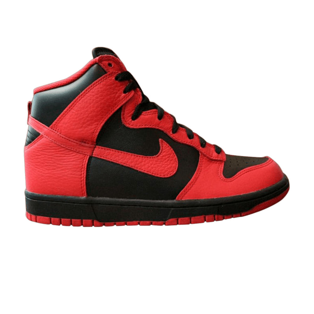 Buy Nike Dunk High 'Negro y Rojo Acción' 317982-038