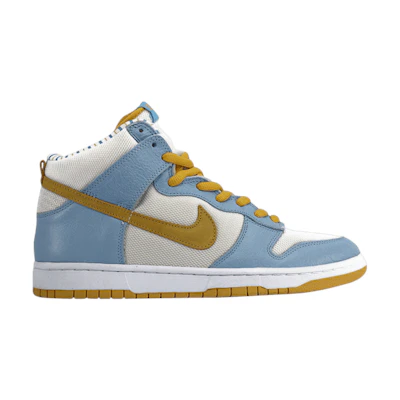 Nike Dunk High 'Blue Wave Gold'