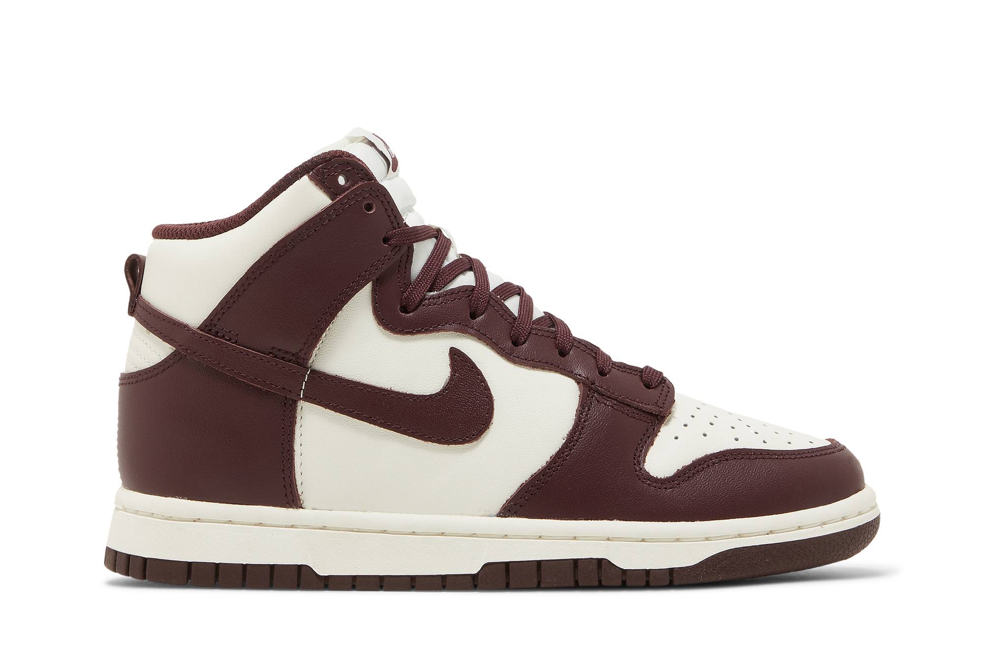 dunk high burgundy