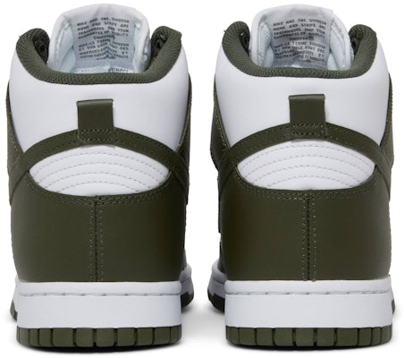 Nike Dunk High 'Cargo Khaki' Lelaki DD1399-107 Details for Nike Dunk High 'Cargo Khaki' Lelaki DD1399-107