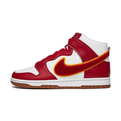 Nike Dunk High 'Chenille Swoosh - Gym Red'