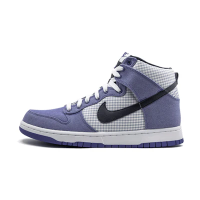 Nike Dunk High 'Gingham Pack - Lyon Blue'