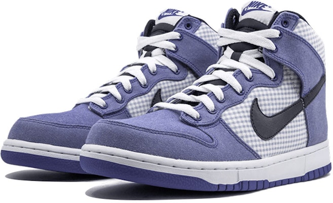 Nike Dunk High 'Gingham Pack - Lyon Blue' 344648-400 Lookbook Nike Dunk High 'Gingham Pack - Lyon Blue' 344648-400