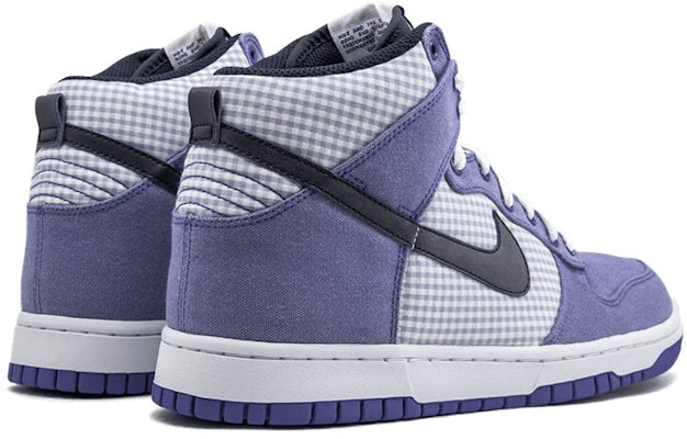 Nike Dunk High 'Gingham Pack - Lyon Blue' 344648-400 Shop Nike Dunk High 'Gingham Pack - Lyon Blue' 344648-400