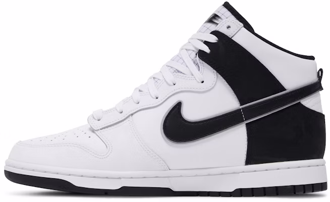 耐吉Dunk High '格紋舌白黑' DD3359-100 Lookbook 耐吉Dunk High '格紋舌白黑' DD3359-100