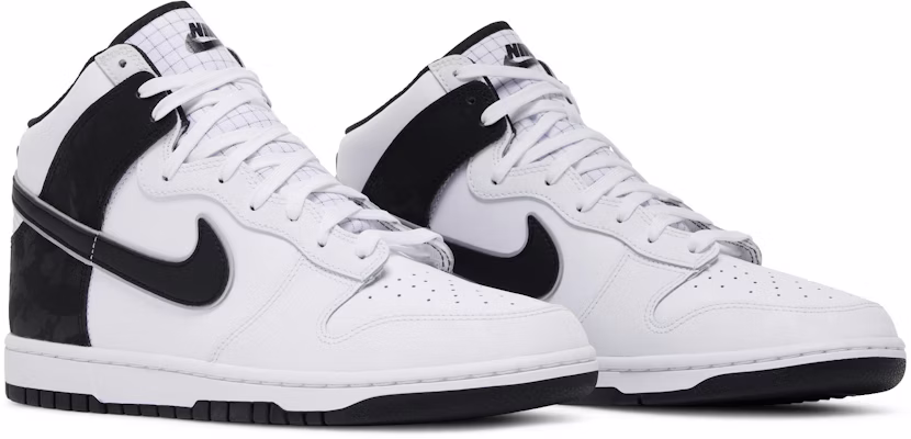 耐吉Dunk High '格紋舌白黑' DD3359-100 Cheap 耐吉Dunk High '格紋舌白黑' DD3359-100