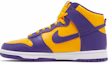 Lookbook Nike Dunk High 'Lakers' Lelaki DD1399-500