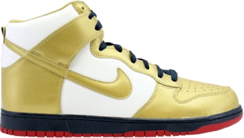 Nike Dunk High 'Metallic Gold White Obsidian' 344648-171 Nike Dunk High 'Metallic Gold White Obsidian' 344648-171