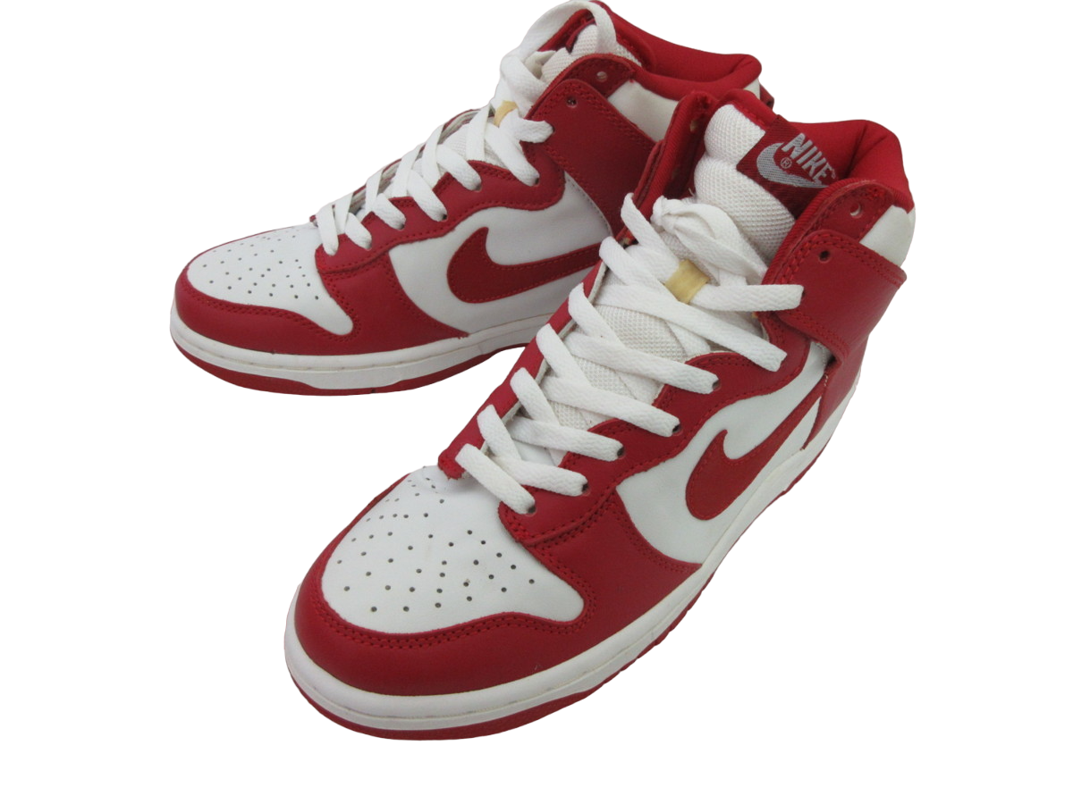 Nike Dunk High 'Red/White' 圖 3