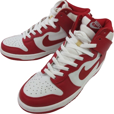 나이키 덩크 하이 레드/화이트 (Nike Dunk High Red/White) 304717-661 Lookbook 나이키 덩크 하이 레드/화이트 (Nike Dunk High Red/White) 304717-661