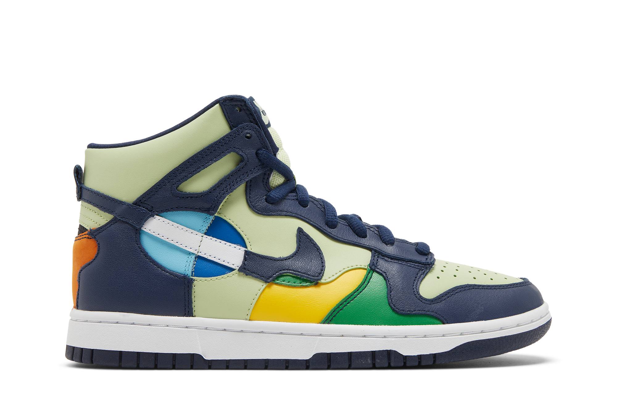 (Women) Nike Dunk High 'See Through Pistachio Midnight Navy' DQ7575‑300
