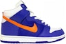 Order Nike Dunk High 'Sport Royal Orange Blaze' dalam warna Diraja & Oren Membara 309432-481