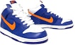Lookbook Nike Dunk High 'Sport Royal Orange Blaze' dalam warna Diraja & Oren Membara 309432-481