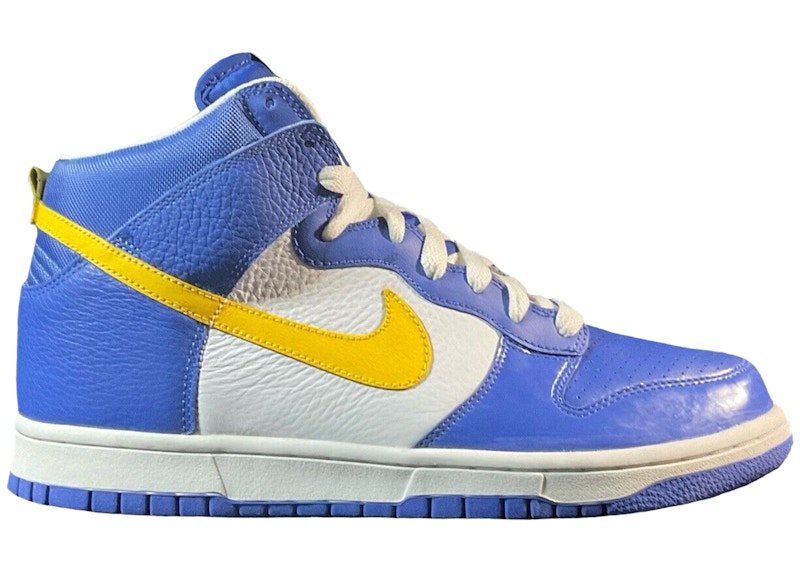 Buy 耐克Dunk高帮&#x27;大学蓝/大学黄白&#x27; 317982-471