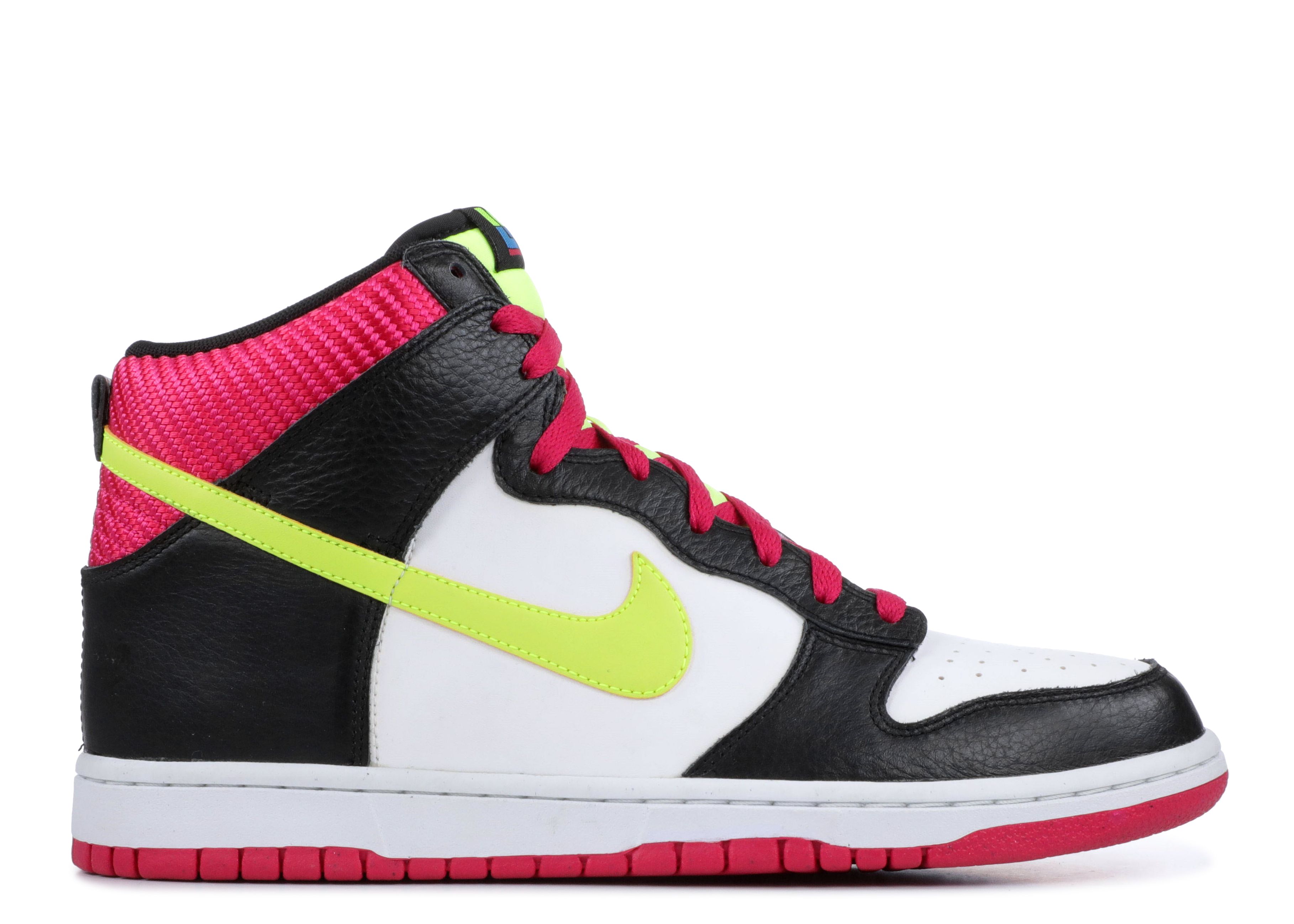 Nike Dunk High 'White/Black/Fireberry/Volt' 317982-127