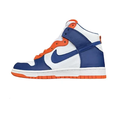 Nike Dunk High 'White/Blue Ribbon Orange Blaze'