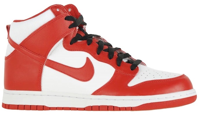나이키 덩크 하이 '화이트 바시티 레드' 317982-162 Buy 나이키 덩크 하이 '화이트 바시티 레드' 317982-162