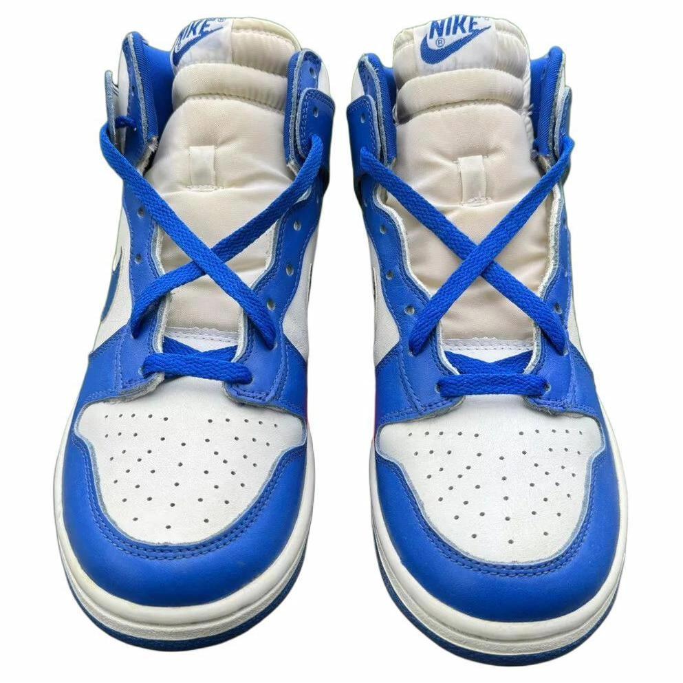 Order ナイキ ダンク HIGH LE 白/ロイヤルブルー 630335-141