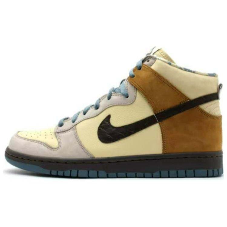 Lookbook Nike Dunk High Premium 'Lemonade Light Sand' Sneakers Pria 306968-701