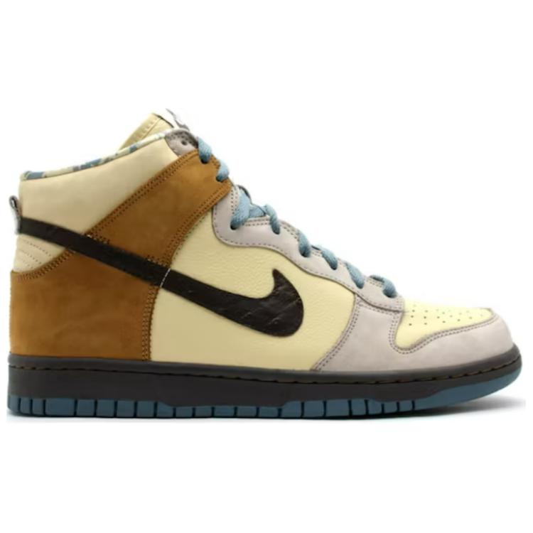 Shop Nike Dunk High Premium 'Lemonade Light Sand' Sneakers Pria 306968-701