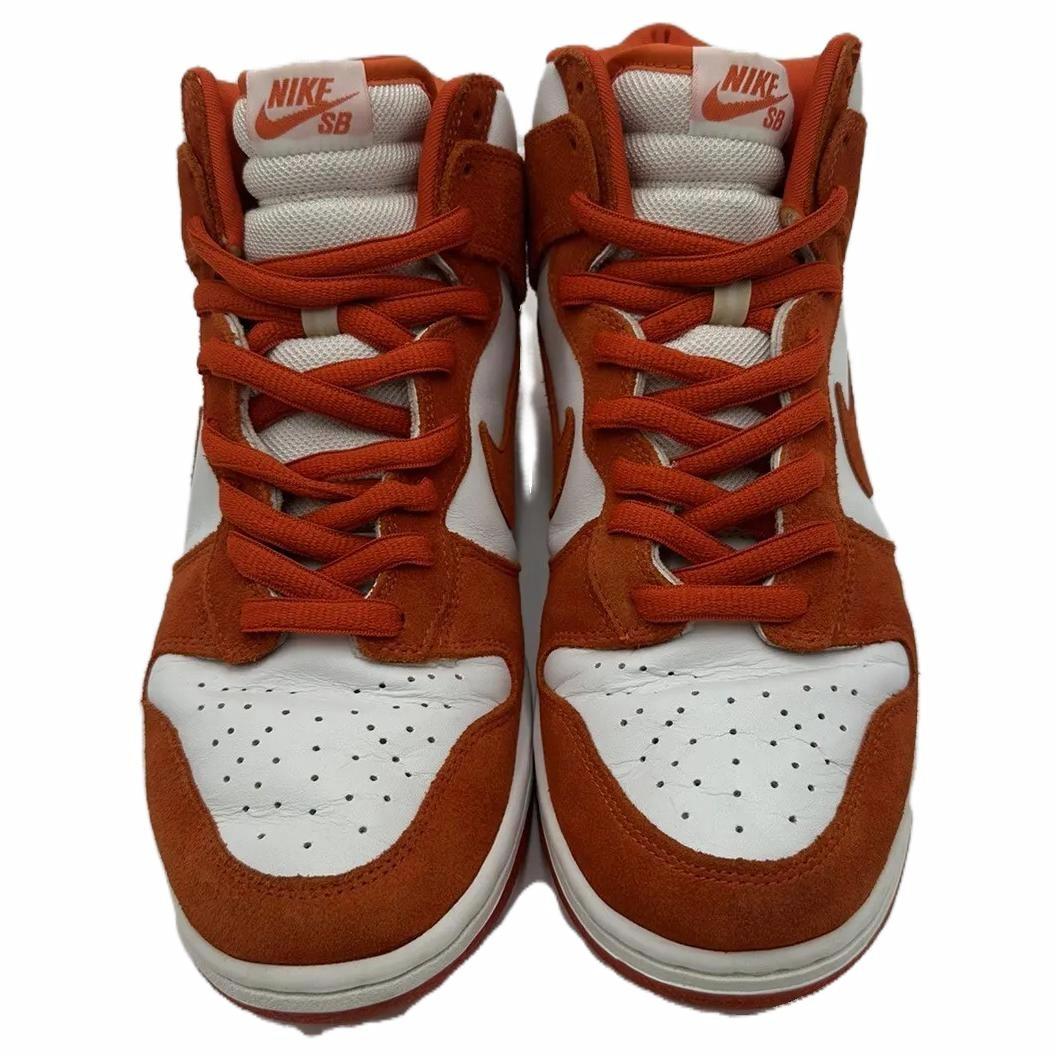 Lookbook 耐克Dunk High Pro SB 'Syracuse' 橙白配色高帮滑板鞋 305050-181
