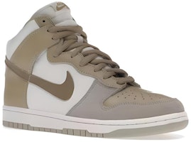 Nike SB Dunk High 舒適 百搭 高筒 滑板鞋 男女款 白米色 Lookbook Nike SB Dunk High 舒適 百搭 高筒 滑板鞋 男女款 白米色