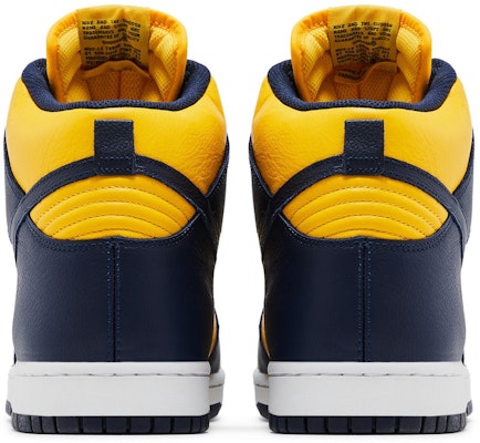 Nike Dunk 高帮QS '密歇根' 2016款 850477-700 Details for Nike Dunk 高帮QS '密歇根' 2016款 850477-700