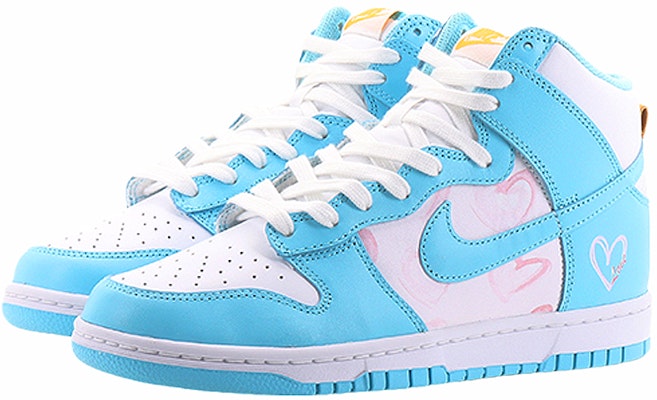 Nike Dunk High Retro 'Putih Biru' DD1399-401(Team10--Pink) Lookbook Nike Dunk High Retro 'Putih Biru' DD1399-401(Team10--Pink)