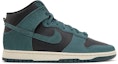 Buy Nike Dunk High Retro PRM 'Hitam dan Hijau Gelap' DQ7679-002