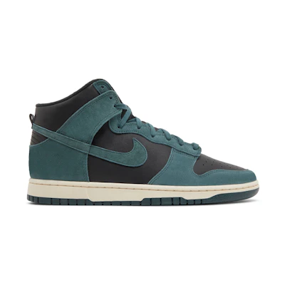Nike Dunk High Retro PRM 'Black and Deep Green'