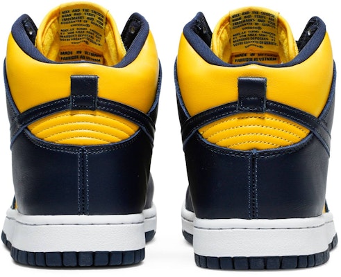 Nike Dunk High SP 'Michigan' 2020 CZ8149-700 Details for Nike Dunk High SP 'Michigan' 2020 CZ8149-700
