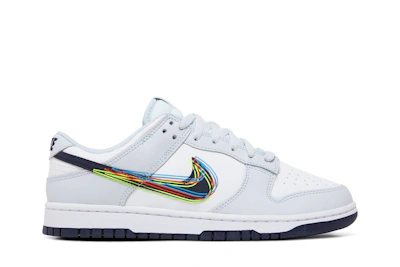 Nike Dunk Low 3D Swoosh 'White Grey Navy' DV6482-100