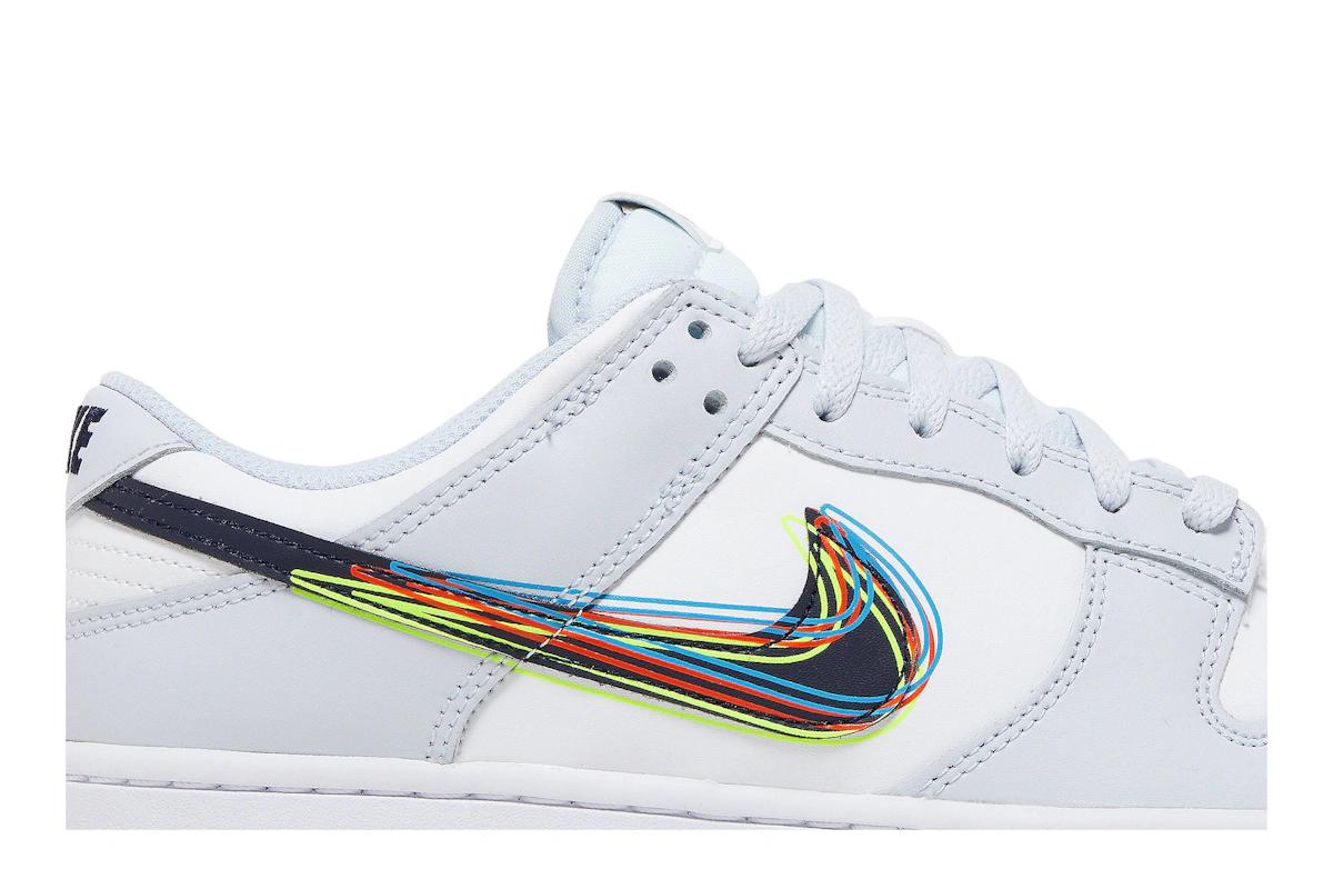 Nike Dunk Low 3D Swoosh 'White Grey Navy' DV6482-100