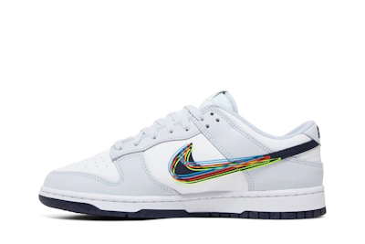 Nike Dunk Low 3D Swoosh 'White Grey Navy' DV6482-100