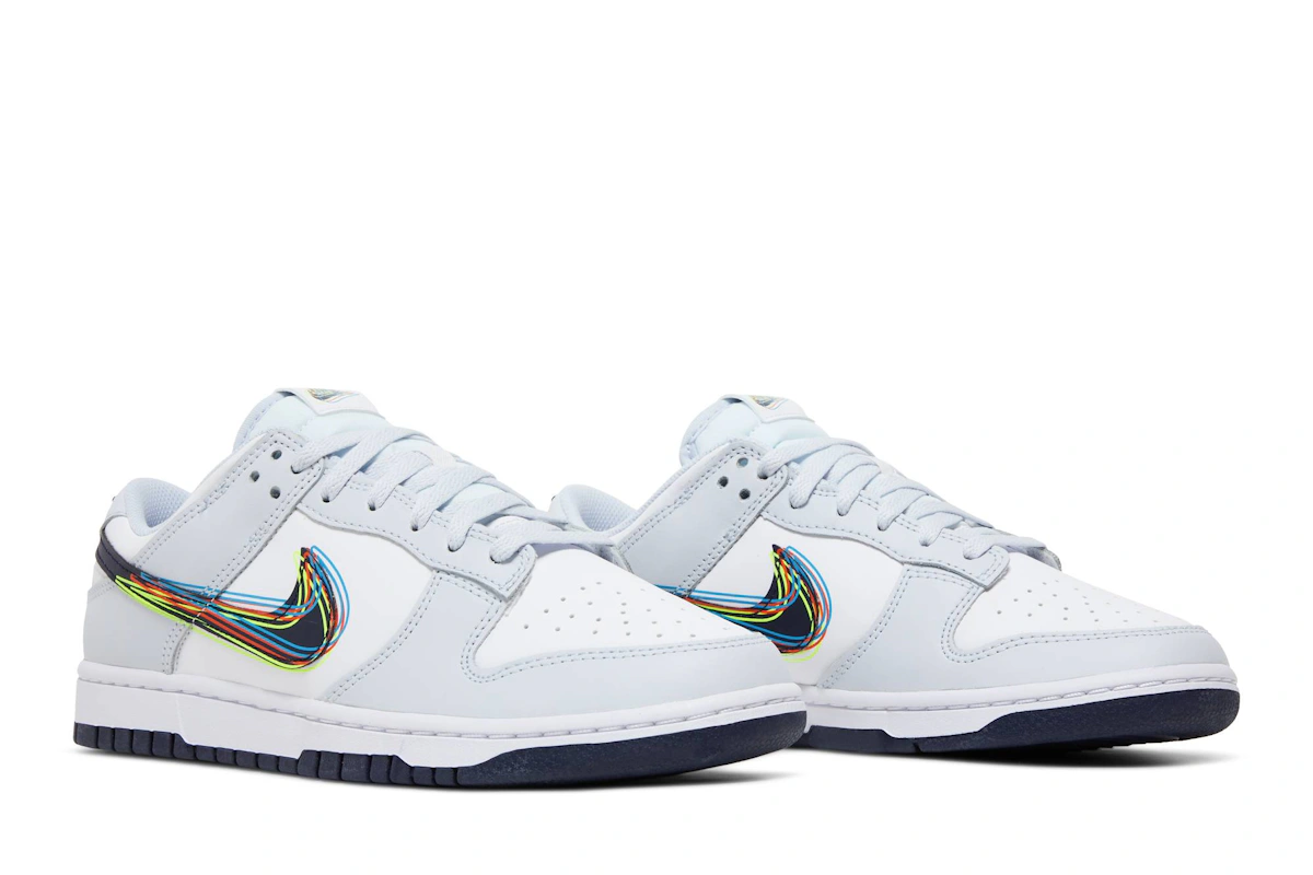 Nike Dunk Low 3D Swoosh 'White Grey Navy' DV6482-100