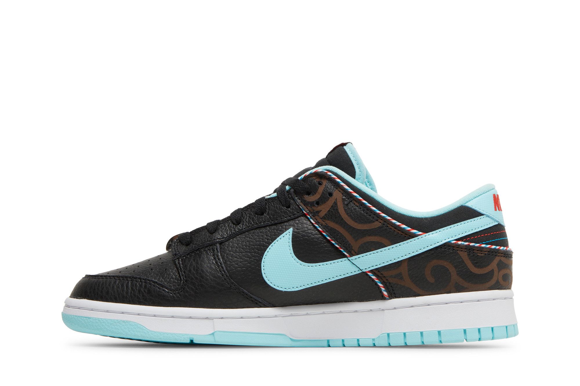 Shop Nike Dunk Low 'Barber Shop Black' DH7614-001